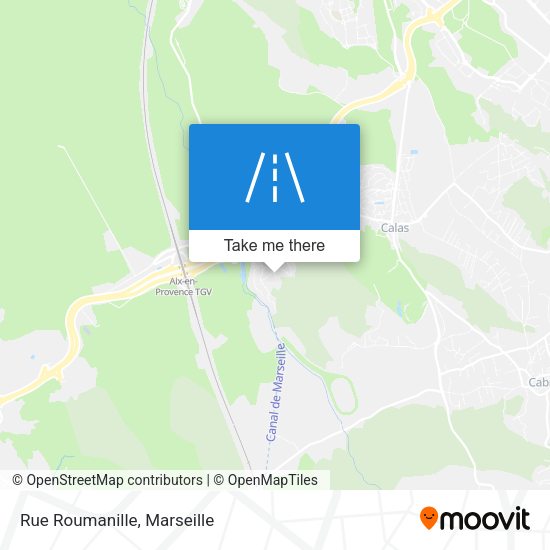 Rue Roumanille map