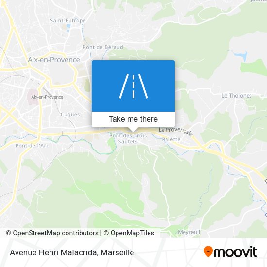 Avenue Henri Malacrida map