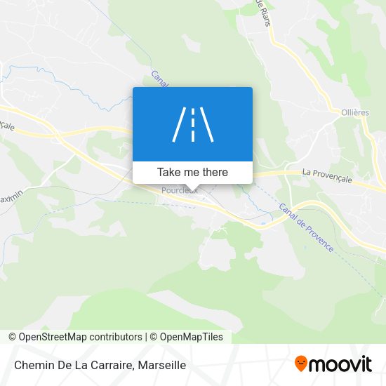 Chemin De La Carraire map