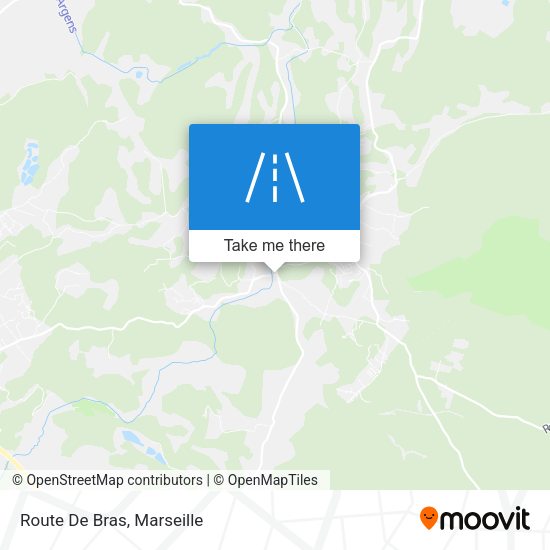 Route De Bras map