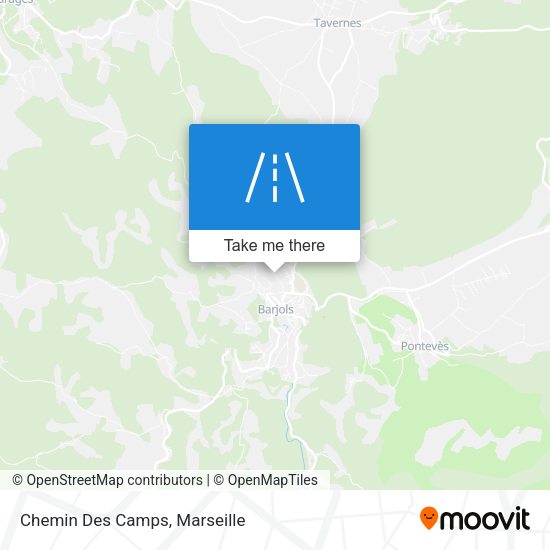 Chemin Des Camps map