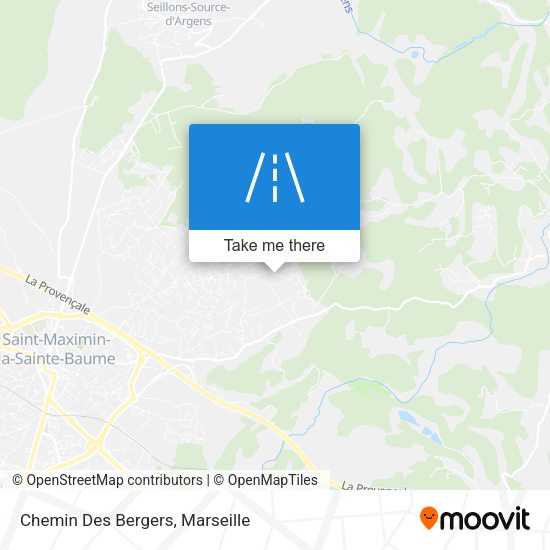 Chemin Des Bergers map