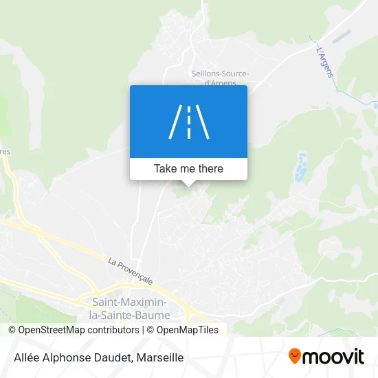 Allée Alphonse Daudet map
