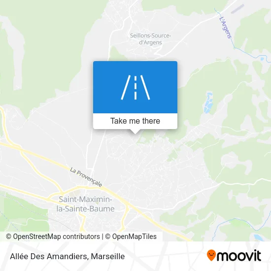 Allée Des Amandiers map