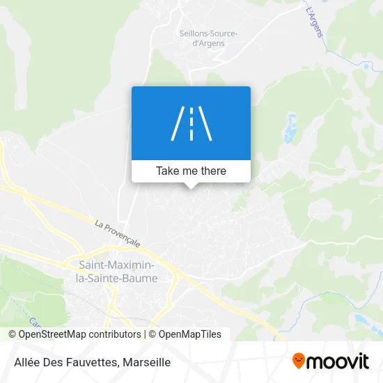 Allée Des Fauvettes map