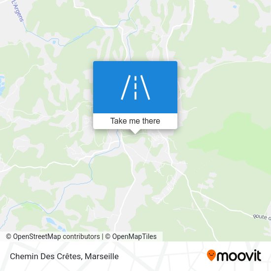 Chemin Des Crêtes map