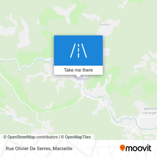 Rue Olivier De Serres map