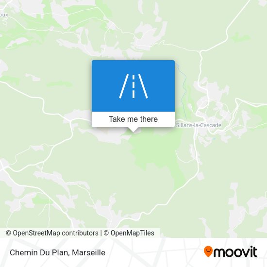Chemin Du Plan map