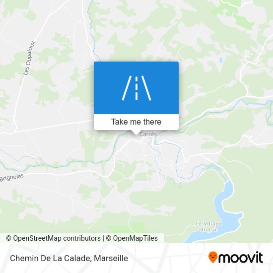 Chemin De La Calade map