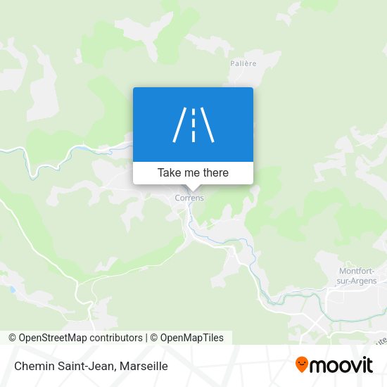 Chemin Saint-Jean map