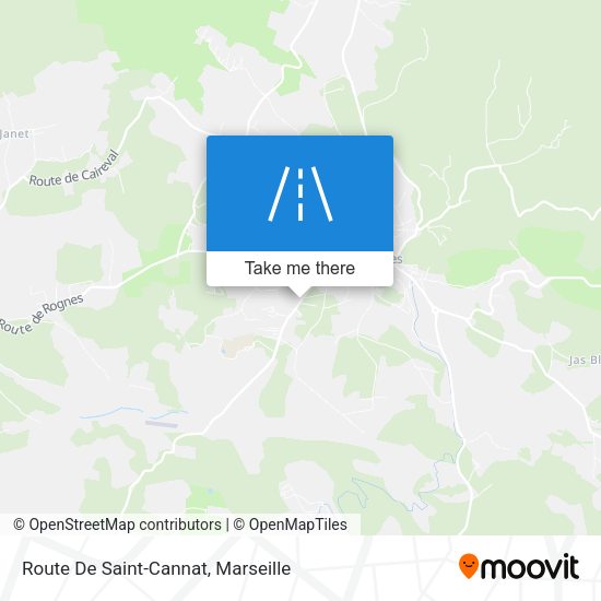 Route De Saint-Cannat map