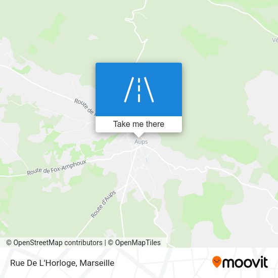 Rue De L'Horloge map