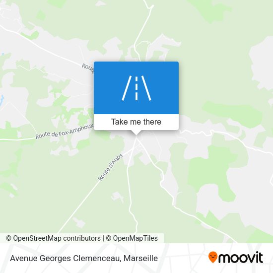 Avenue Georges Clemenceau map