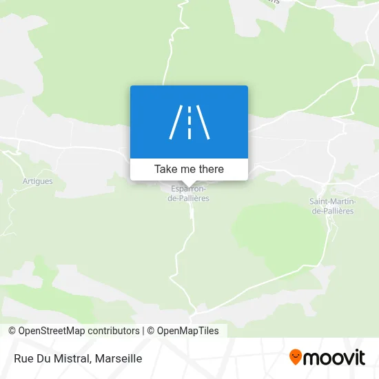 Rue Du Mistral map
