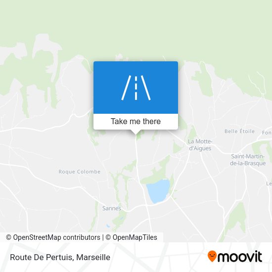 Route De Pertuis map