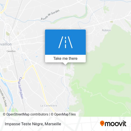 Impasse Teste Nègre map