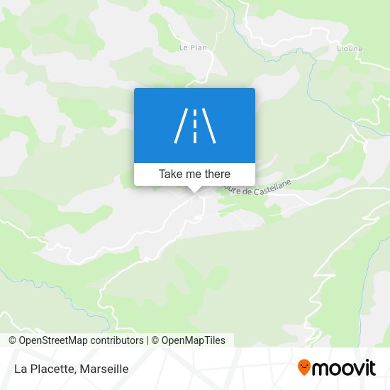 La Placette map