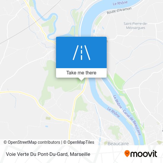 Voie Verte Du Pont-Du-Gard map