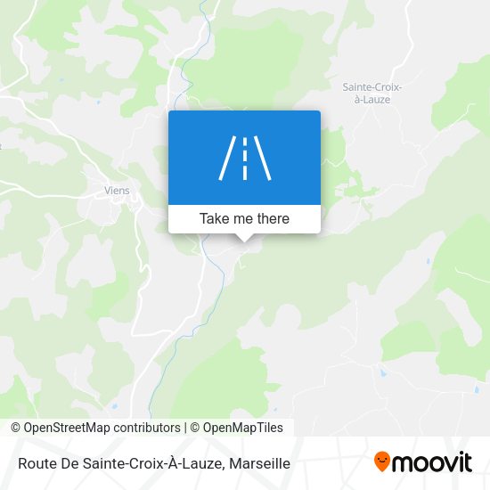 Route De Sainte-Croix-À-Lauze map