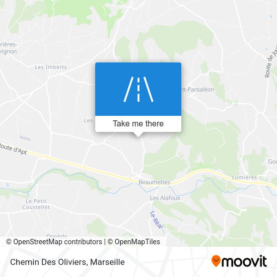 Chemin Des Oliviers map