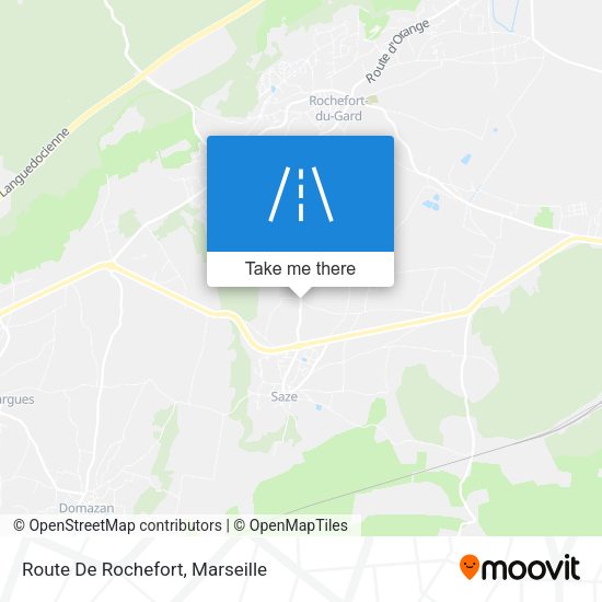 Route De Rochefort map