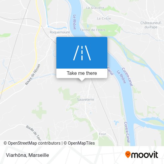 Viarhôna map