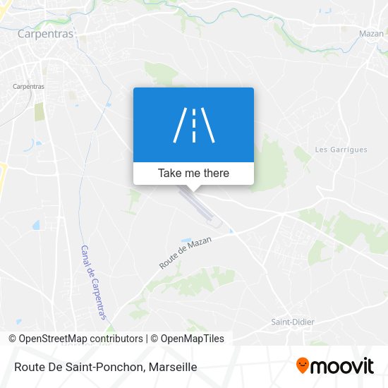 Route De Saint-Ponchon map