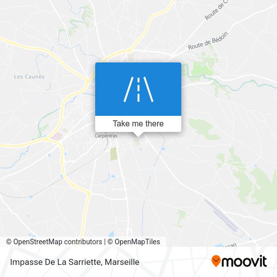 Impasse De La Sarriette map