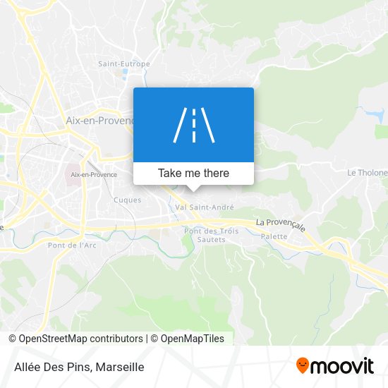 Allée Des Pins map