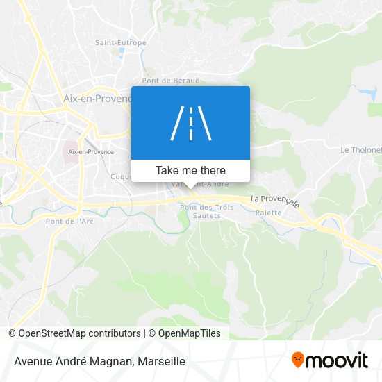 Avenue André Magnan map
