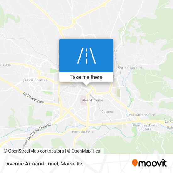 Avenue Armand Lunel map