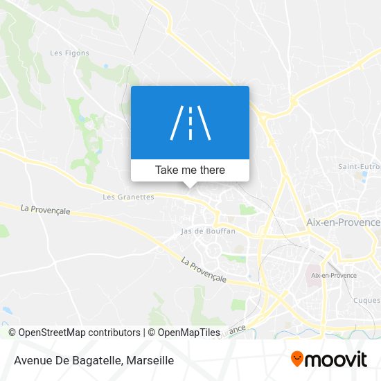 Avenue De Bagatelle map