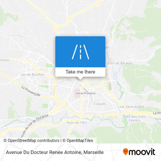 Avenue Du Docteur Renée Antoine map