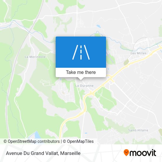 Avenue Du Grand Vallat map