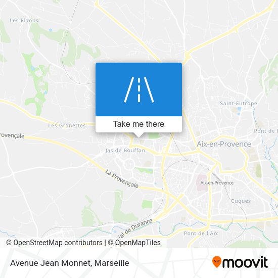 Avenue Jean Monnet map