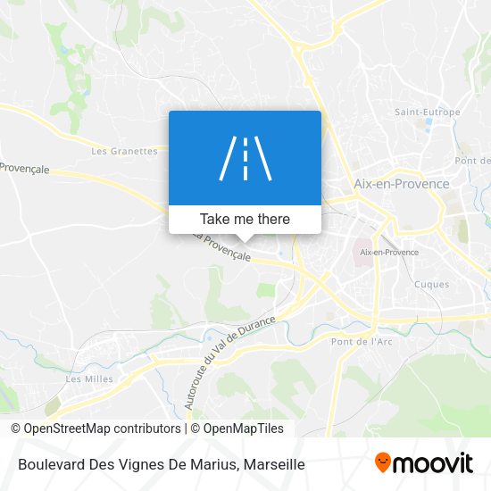 Boulevard Des Vignes De Marius map