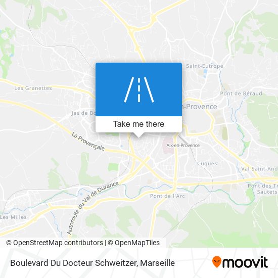 Mapa Boulevard Du Docteur Schweitzer