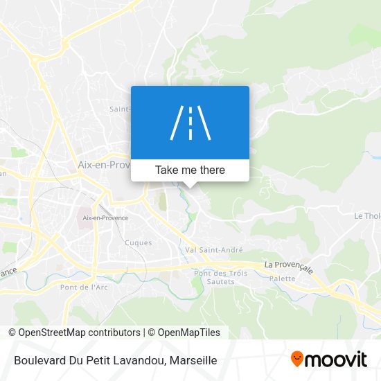 Boulevard Du Petit Lavandou map