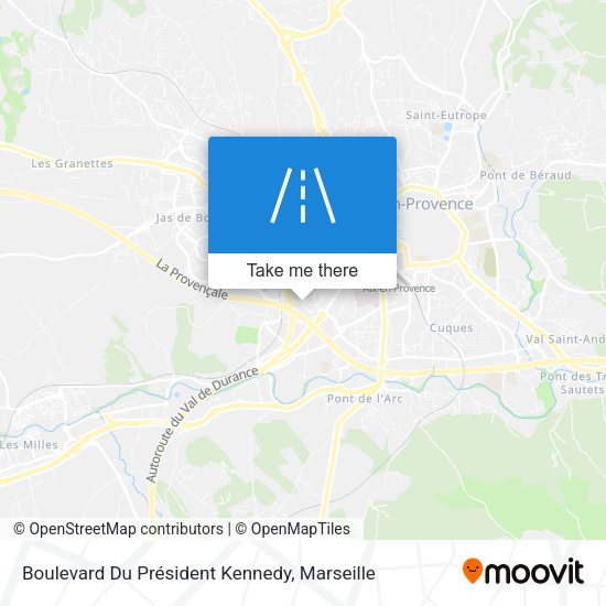 Boulevard Du Président Kennedy map