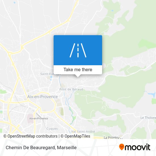 Chemin De Beauregard map