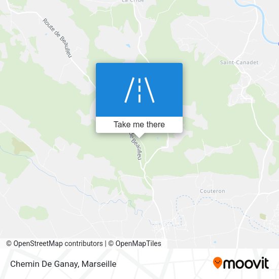Chemin De Ganay map
