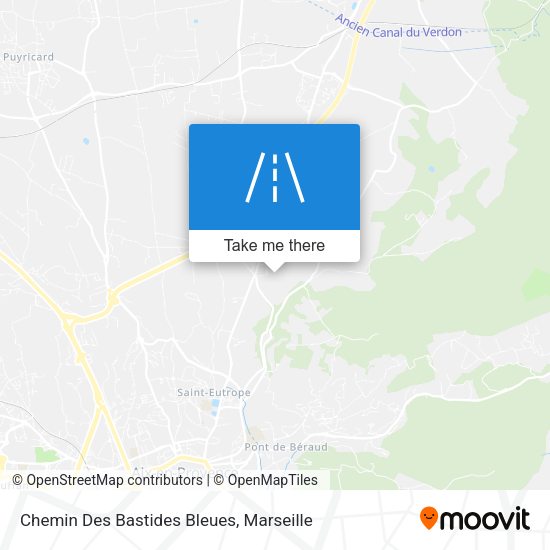 Chemin Des Bastides Bleues map