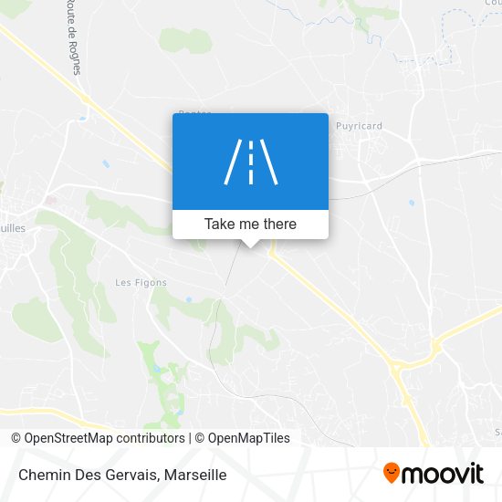 Chemin Des Gervais map
