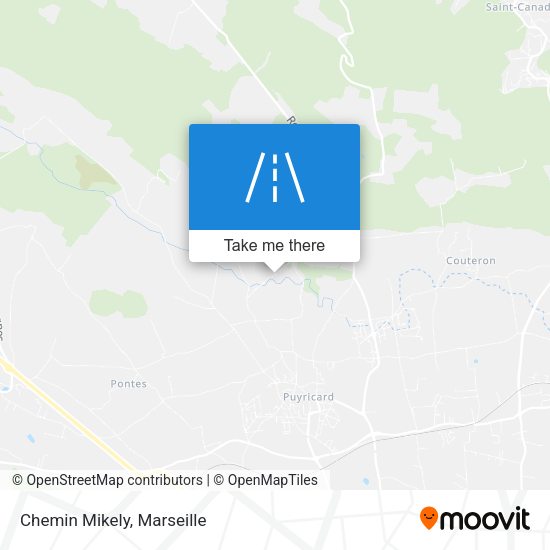 Chemin Mikely map
