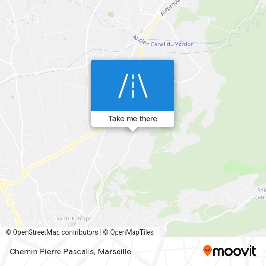Chemin Pierre Pascalis map