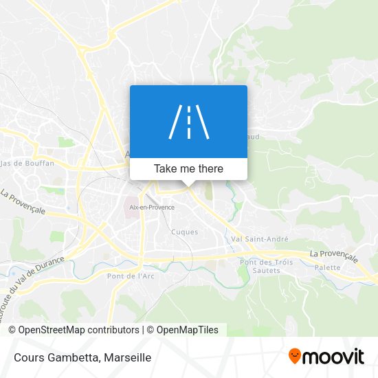 Cours Gambetta map
