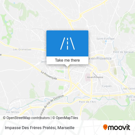 Impasse Des Frères Pratési map