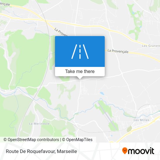Route De Roquefavour map