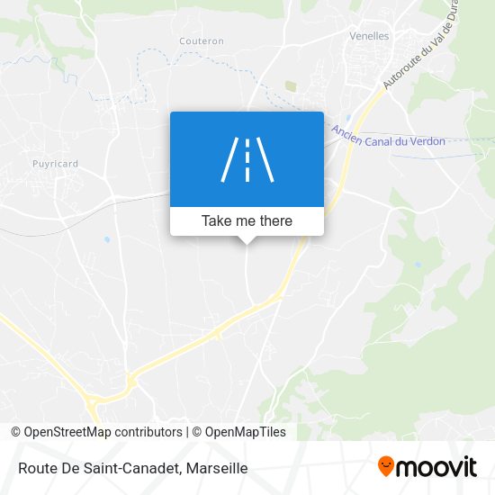 Route De Saint-Canadet map