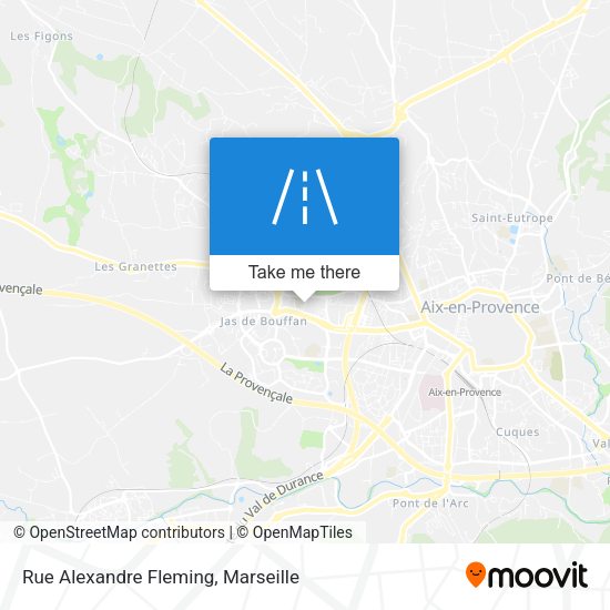 Rue Alexandre Fleming map